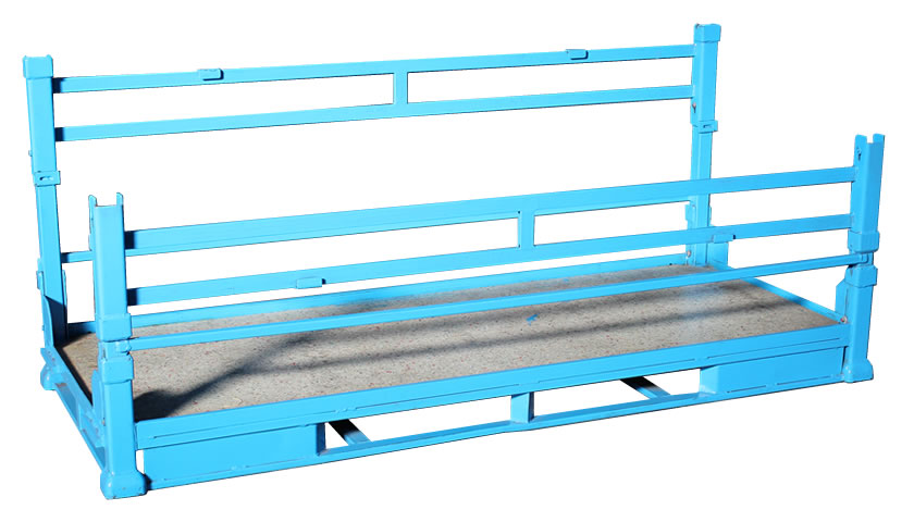 二段折りたたみ式パレット